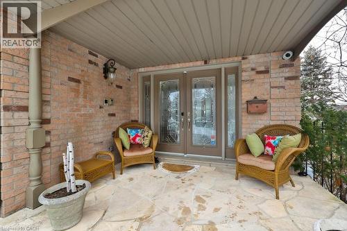 Covered Stone Front Porch - 1658 Covington Terrace, Mississauga, ON - Outdoor With Deck Patio Veranda With Exterior