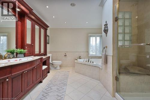 4 Piece Primary Ensuite, Custom Vanity - 1658 Covington Terrace, Mississauga, ON - Indoor Photo Showing Bathroom