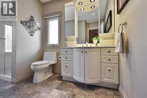 3 Piece Upper Main Bath, Custom Vanity - 1658 Covington Terrace, Mississauga, ON - Indoor Photo Showing Bathroom
