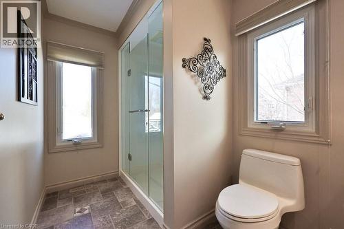 Glass Enclosed Shower - 1658 Covington Terrace, Mississauga, ON - Indoor Photo Showing Bathroom