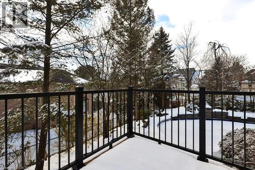 Upper Deck From Kitchen Overlooking Pool - 1658 Covington Terrace, Mississauga, ON - Outdoor