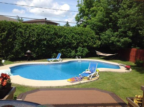 Piscine - 123 Rue Houde, Kirkland, QC - Outdoor With In Ground Pool With Backyard