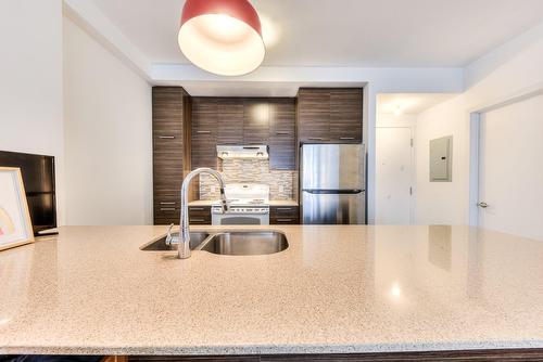 Cuisine - 102-2285 Av. Ekers, Mont-Royal, QC - Indoor Photo Showing Kitchen With Double Sink