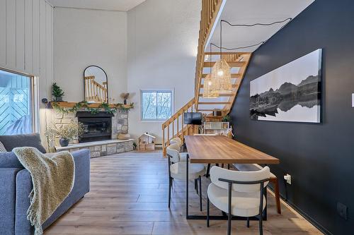 Salle à manger - E-735 Ch. Des Trois-Villages, Piedmont, QC - Indoor With Fireplace