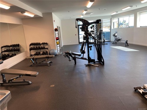#301-2461 Gateway Rd, Langford, BC - Indoor Photo Showing Gym Room