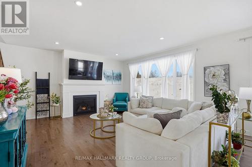 3 Arber Street, Champlain, ON - Indoor Photo Showing Living Room With Fireplace