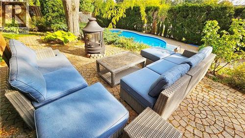 1320 Monmouth Drive, Burlington, ON - Outdoor With In Ground Pool With Deck Patio Veranda