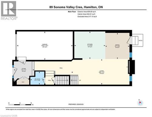 View of Main floor layout - 89 Sonoma Valley Crescent, Hamilton, ON - Other