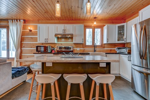Cuisine - 1160 Ch. Francisco, Rivière-Rouge, QC - Indoor Photo Showing Kitchen With Double Sink