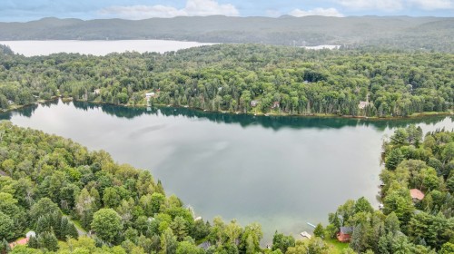 Photo aérienne - 47 Ch. Du Gros-Rocher, Harrington, QC - Outdoor With Body Of Water With View