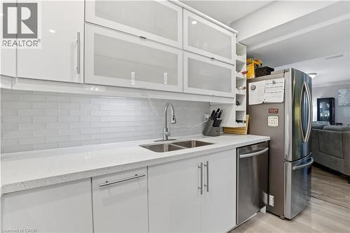 29 Chipman Avenue, Hamilton, ON - Indoor Photo Showing Kitchen With Double Sink