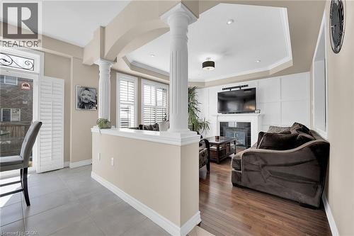 8 Chartwell Circle, Hamilton, ON - Indoor With Fireplace