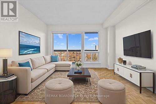Virtually staged for design ideas - 1507 - 158B Mcarthur Avenue, Ottawa, ON - Indoor Photo Showing Living Room