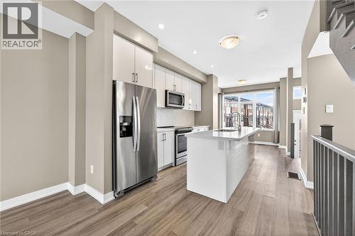 48 Markle Crescent, Ancaster, ON - Indoor Photo Showing Kitchen With Stainless Steel Kitchen With Upgraded Kitchen
