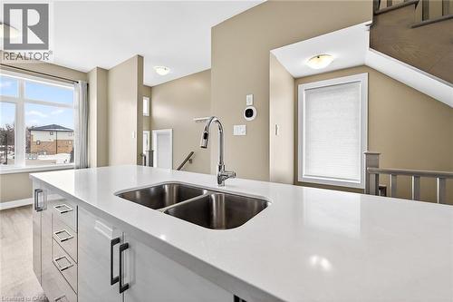 48 Markle Crescent, Ancaster, ON - Indoor Photo Showing Kitchen With Double Sink
