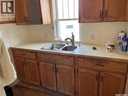 133 2Nd Street E, Lafleche, SK - Indoor Photo Showing Kitchen With Double Sink