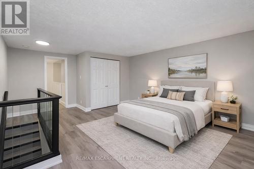 Virtually Staged - 187 Barton Street W, Hamilton, ON - Indoor Photo Showing Bedroom