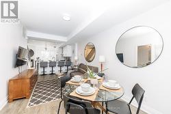 Connected to spacious eat-in kitchen - 