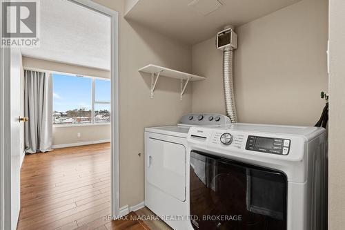 Convenient in suite laundry. - 502 - 7 Gale Crescent, St. Catharines (E. Chester), ON - Indoor Photo Showing Laundry Room