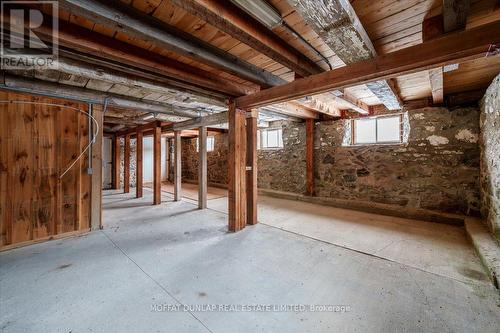 Restored Barn Interior - 6952 Second Line, New Tecumseth, ON - Indoor Photo Showing Basement