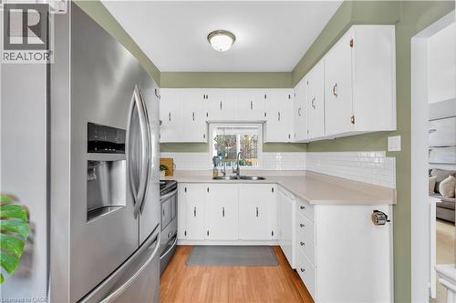99 Lynden Circle, Georgetown, ON - Indoor Photo Showing Kitchen With Double Sink