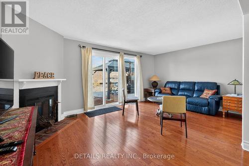 1029 Avignon Court, Ottawa, ON - Indoor Photo Showing Living Room With Fireplace