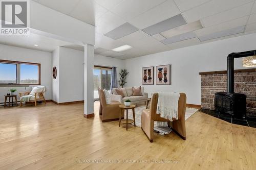 110 Davis Road, Alnwick/Haldimand, ON - Indoor With Fireplace