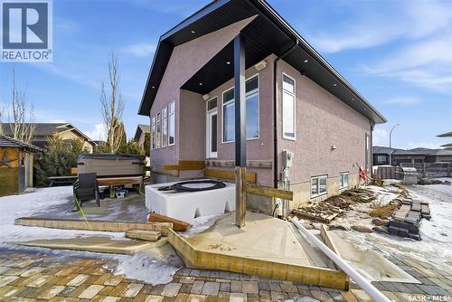 4522 Brass Crescent, Regina, SK - Outdoor With Deck Patio Veranda
