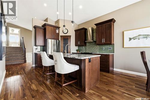 4522 Brass Crescent, Regina, SK - Indoor Photo Showing Kitchen With Stainless Steel Kitchen With Upgraded Kitchen