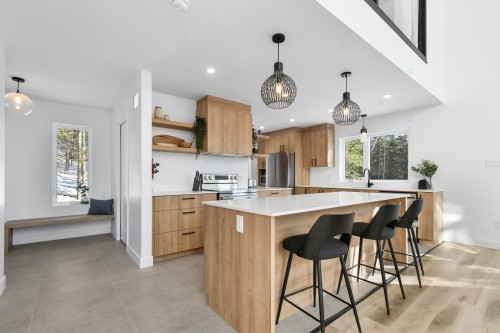 Cuisine - 7475 Ch. Beaulieu, Saint-Damien, QC - Indoor Photo Showing Kitchen With Upgraded Kitchen