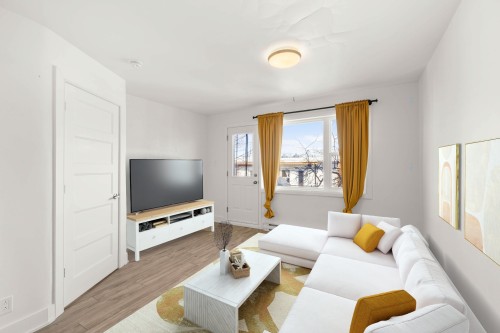 Salon - 6-3495 Rue Chapleau, Montréal (Le Plateau-Mont-Royal), QC - Indoor Photo Showing Living Room