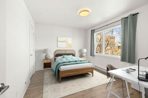 Chambre à coucher - 6-3495 Rue Chapleau, Montréal (Le Plateau-Mont-Royal), QC - Indoor Photo Showing Bedroom