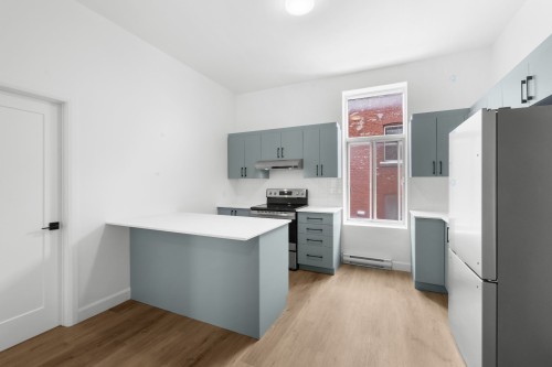 Cuisine - 2-4495 Av. Papineau, Montréal (Le Plateau-Mont-Royal), QC - Indoor Photo Showing Kitchen With Upgraded Kitchen