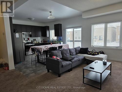Living Room and Eat In Area - 351 Ridley Crescent, Southgate, ON - Indoor Photo Showing Living Room