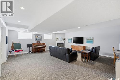 12 Longpre Crescent, Prince Albert, SK - Indoor With Fireplace