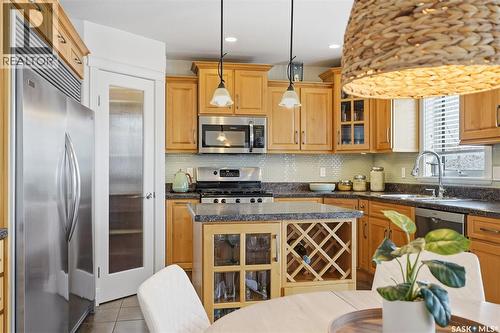 12 Longpre Crescent, Prince Albert, SK - Indoor Photo Showing Kitchen With Double Sink