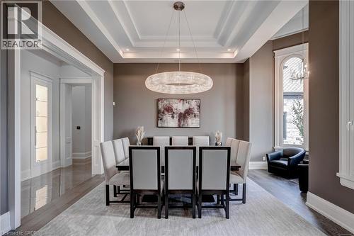 1272 Fiddlers Green Road, Ancaster, ON - Indoor Photo Showing Dining Room