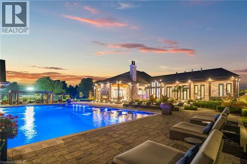 1272 Fiddlers Green Road, Ancaster, ON - Outdoor With In Ground Pool With View