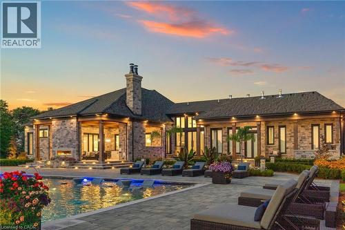 1272 Fiddlers Green Road, Ancaster, ON - Outdoor With In Ground Pool With View