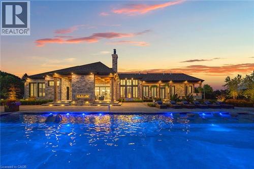 1272 Fiddlers Green Road, Ancaster, ON - Outdoor With In Ground Pool With View