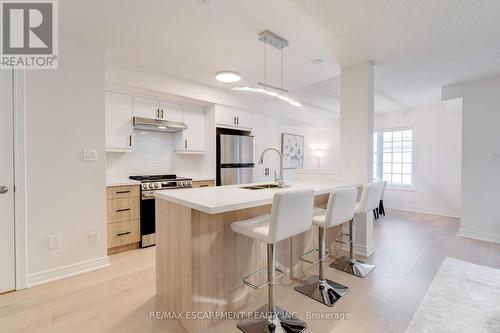 628 Garibaldi Common, Burlington, ON - Indoor Photo Showing Kitchen With Double Sink With Upgraded Kitchen