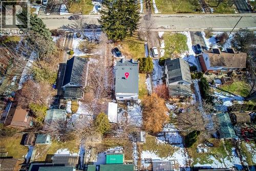 Aerial view of property's location with nearby suburban area - 142 Ewen Road, Hamilton, ON - Outdoor With View