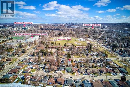 View of property location with nearby suburban area - 142 Ewen Road, Hamilton, ON - Outdoor With View