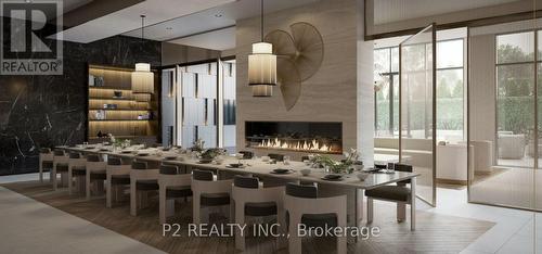 503 - 2 Forest Hill Road, Toronto, ON - Indoor Photo Showing Dining Room
