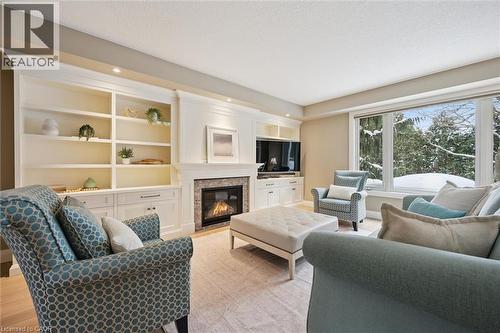 92 Marsh Crescent, Guelph, ON - Indoor Photo Showing Living Room With Fireplace