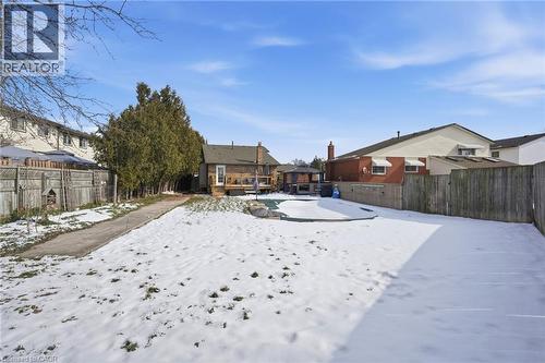 Property is 129 feet deep. - 14 Basin Crescent, Hamilton, ON - Outdoor