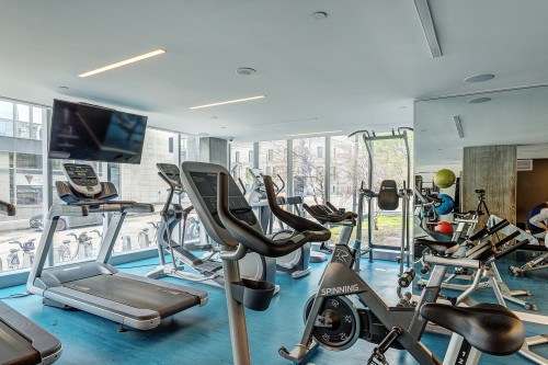 Exercise Room - 1603-1450 Boul. René-Lévesque O., Montréal (Ville-Marie), QC - Indoor Photo Showing Gym Room