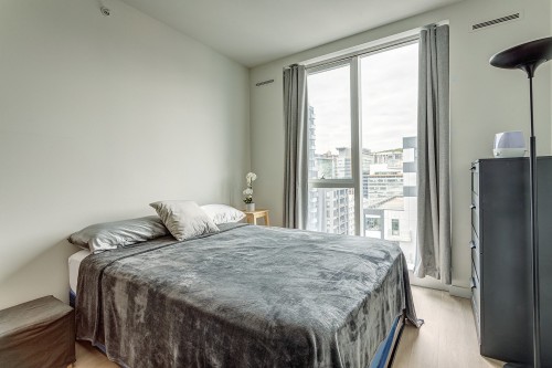 Bedroom - 1603-1450 Boul. René-Lévesque O., Montréal (Ville-Marie), QC - Indoor Photo Showing Bedroom