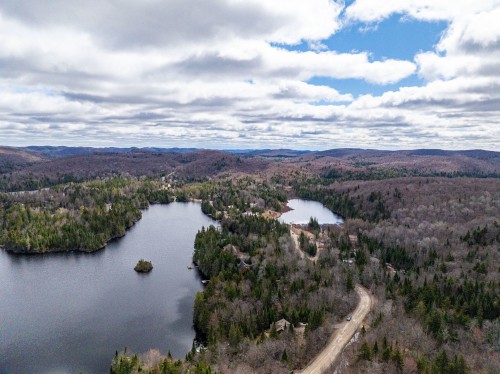 Photo aérienne - Mtée Du Bois-Franc, Saint-Adolphe-D'Howard, QC 