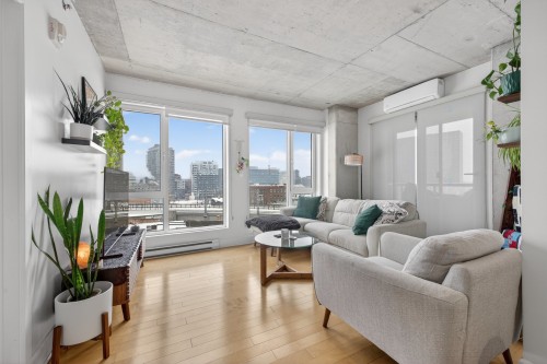 Salon - 806-1045 Rue Wellington, Montréal (Le Sud-Ouest), QC - Indoor Photo Showing Living Room